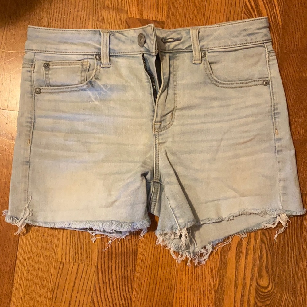 American Eagle high-rise jean shorts